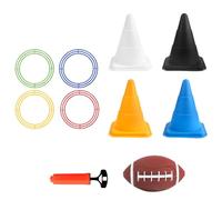 Juego De Lanzar Anillos - Divertidos Conos Deportivos Portátiles | Herramientas Sensoriales De Despertar Para Playa Jardín Patio Patio Escolar Fiesta Cumpleaños