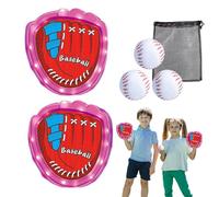 Juego de lanzar y coger la pelota, juego de juegos deportivos de lanzamiento y captura | Kit de juego de lanzamiento de pelota pegajosa | Juego de lanzamiento de playa para carnavales al aire libre