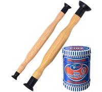 Juego De Lapeadores De Valvulas 2 unidades + Pasta para esmerilar valvulas grano fino y grano grueso 110 gramos