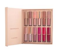 Juego de lápiz labial líquido mate, juego de maquillaje de lápiz labial antiadherente de larga duración, resistente al agua, 12 Uds.