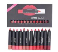 Juego de Lápiz Labial Mate ,Juego de Maquillaje de Lápiz Labial Mate a Prueba de Manchas ,Impermeable ,de Secado Rápido ,Alto Pigmento ,16 Horas de Duración para Maquillaje Diario
