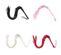Juego de látigo pequeño de 4 colores, mango trenzado, látigo de PU para llorar, montar, azotar, juguetes, accesorios, juguetes sexuales para adultos