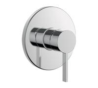 Juego de LAUFEN Kartell listo para instalar para el mezclador de ducha oculto Simibox Standard o Simibox light, H3313360040001, Color: cromado