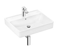 Juego de lavabo Xanuia (48 x 60 cm, Orificios para grifo: Medio, Con desbordamiento)