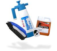 Juego de lavado automático detallado ValetPRO Avance Neutral Snow Foam 1 litro + Kwazar Venus Super Foamer Cleaning Pro 2 litros + guante 3 en 1 Kenille + 150 ml de escalada taza de medición Griffin