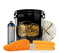 Juego de lavado de manos: GritGuard 3,5 GAL Lavadero + Inserto GritGuard + Liquid Elements Naranja Pañuelo de bebé + cocinero Química NanoMagic 750 ml Autoshampo + manopla + vaso medidor