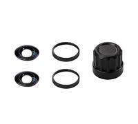 Juego de lentes de vidrio óptico, juego de lentes intercambiables para Insta360 X5, juego de lentes con lente* 2 anillos de aleación de aluminio* 2 herramientas de extracción* 1 (negro)