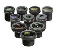 Juego de Lentes M12, Lente Arducam para cámara Raspberry Pi (1/4") y Arduino, Telefoto, Macro, Gran Angle,200° con Soporte de Lente M12 y paño de Limpieza, óptico Todo en uno