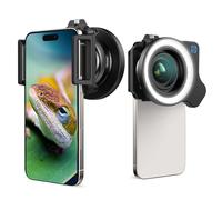 Juego de Lentes Macro con Zoom para Smartphone, Objetivo Macro de 10 a 20 x con Clip de Lente Universal, Lentes de fotografía HD para teléfonos iPhone y Android