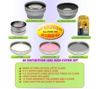 Juego de lentes y filtros para Sony DVD405, DVD205, DVD305, DVD505