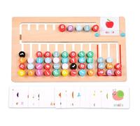 Juego de letras - Madera, 29,3 cm de ortografía educativa | y bordes lisos, combinación de letras para niños, aprendizaje padres e hijos, reconocimiento del , niños, niñas