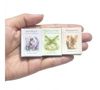 Juego de libros de fantasía en miniatura a escala 1:6 de 3 piezas - Vestimenta de Pixies que se puede abrir y trilogía de ecos Bloom - Accesorios pastel realistas para muñecas de moda de 12 pulgadas y