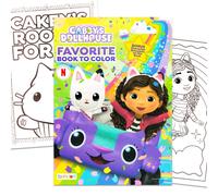 Juego de libros para colorear y actividades DreamWorks Gabby's Dollhouse - 32 pαginas para colorear de dibujos animados Hojas de actividades Jueg