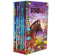 Juego de libros Sunshine Stables Serie 6 (Poppy y el Pony Perfecto, Sophie y el Pony Espeluznante, Gracie y el Pony Gruñón, Jess y el Pony Saltador, Amina y el Pony Increíble y Willow y el Pony Whizz