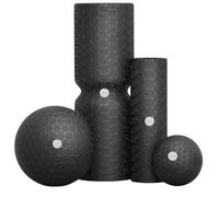 Juego de Liebscher & Bracht: rodillos para las fascias y bolas de masaje (2 unidades de cada) para entrenamiento de fascias de músculos, tejido conjuntivo y metabolismo con ejercicios en DVD (idioma español no garantizado)