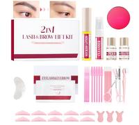 Juego de lifting de pestañas 2025, juego de 5 tamaños para lifting de pestañas, juego profesional de lifting de pestañas con color negro, fácil de usar, ideal para principiantes