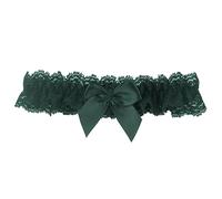 Juego de ligas azules para novia, ligas de boda, para novia, muslo, color azul, 0-verde oscuro, Talla única