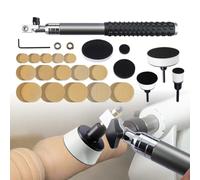 Juego de lijadora de cuenco para torno de madera de 1, 2 o 3 pulgadas, bloque de lijado adaptable con 75 discos de aleación de aluminio, cabezal de rodamiento doble para cuencos curvos
