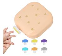 Juego de lima de uñas eléctricas: lima de uñas recargable y silenciosa para niños pequeños, con 6 almohadillas de pulido intercambiables | Herramienta de cuidado de uñas portátil