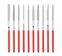 Juego De Limas Aguja Diamante, Mini Kit Lima 3x140mm for Piedra, Vidrio, Tallado Metal, Herramientas Manuales, 10 Uds