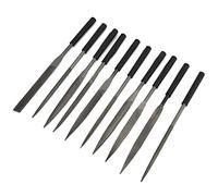 Juego de Limas de Aguja de Acero Al Carbono, Mini Limas de Joyería con Grano de Diamante, Multifuncional para Grabado y Eliminación de Materiales, 10 Piezas, Ideal para Artesanos (5 * 180mm)