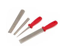 Juego de limas de diamante HBM de 4 piezas para afilar buriles de madera