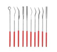 Juego de limas de diamante, herramientas manuales para moldes de vidrio, cerámica y acero