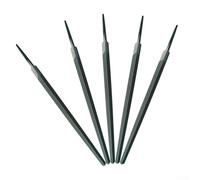 Juego de limas de metal, 5 piezas, 8 pulgadas, lima profesional de acero al carbono, lima triangular, para corte fino de carpintería