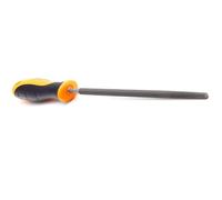 Juego De Limas Metal Dientes Medianos 8 "para Carpintería, Lima Escofina Acero, Triángulo Plano, Cuadrado Redondo, Semicircular(Round File)
