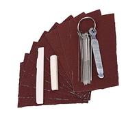Juego de Limas para Tuercas de Silln de Puente de Guitarra, Herramientas para Guitarra Acstica, Limas para de Papel de Lija para Herramienta de Mantenimiento