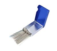 Juego de Limas Y Limpiadoras de Boquillas para Puntas de Soldadura de Gas, Herramienta de Acero Inoxidable con 21 Piezas En Estuche de Aluminio, Ideal para Limpieza de Boquillas Y Soldar Pines