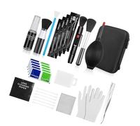 Juego de limpiador profesional de cámara réflex digital para lentes de limpieza digital, paño de papel para cámaras, kit de limpieza fácil de viajar con funda