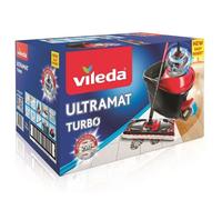 Juego de limpiaparabrisas Vileda Ultramax Turbo, cubo con centrifugadora, nuevo