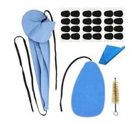 Juego de limpieza compacto para saxofón con funda de almohada antifricción, hisopo de secado rápido para usar en viajes saxofón