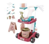 juego de limpieza de juguetes: juego de simulación en casa, actividad educativa para niños pequeños, herramientas creativas de aprendizaje de limpieza | Kit interactivo de ayuda para casa de roles par