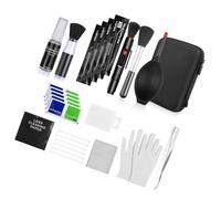 Juego de limpieza de lentes de cámara, cámara réflex digital, incluye papel de lente, soplador, hisopos de algodón, cepillo limpiador portátil, soplador DSLR