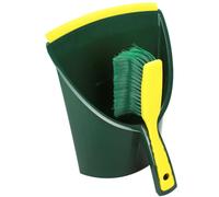Juego De Limpieza Escoba De Mano 'Jumbo' Amarillo/Verde Con Función De Garras