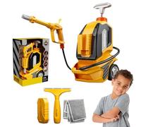 Juego de limpieza interactiva para coches de juguete, boquilla de presión ajustable, divertido juego de actividades al aire libre, garaje para coche, desarrollo de aprendizaje temprano