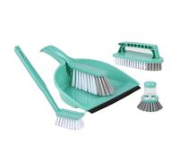Juego de Limpieza PALIO de 5 Piezas: recogedor, Cepillo y brochas, 5 Colores Surtidos