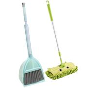 Juego de Limpieza para niños | Juego de Juguetes de Limpieza para niños, Educativo para pequeños, Incluye recogedor, Escoba y trapeador telescópico, de simulación, para el hogar