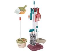 Juego De Limpieza Para Niños - Juego De Limpieza De Juguetes Para Niños Pequeños | Kit De Mantenimiento De La Limpieza De Los Niños Seguros, Kit De Juego De Limpieza Reutilizable, Escoba Para Niños Y