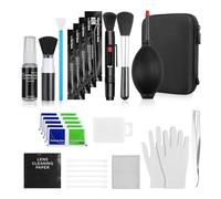 Juego de limpieza profesional para cámara réflex digital con hisopos, paño de microfibra, bolígrafo limpiador para cámaras, accesorios, soplador DSLR portátil