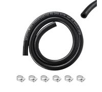 Juego de línea de combustible de 5 mm de diámetro interior, manguera de combustible de 1 metro con 6 abrazaderas de manguera, kit de herramientas de manguera de gasolina, adecuado para motores, coches