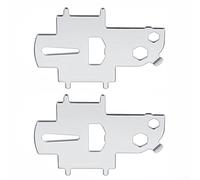 Juego de llave de llenado de cubierta de acero inoxidable y abrebotellas, herramienta marina de 2 piezas para soluciones convenientes de navegación, fiables y funcionales (2 piezas)