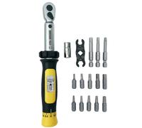 Juego De Llave De Torque Demi II De Pedro 1/4in 3-15nm Con Puntas Y Adaptadores