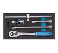 Juego de Llave Tubular Espuma 5-teilig GEDORE Profesional Herramienta Expertise