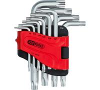 Juego de llaves acodadas cortas KS Tools, Torx con orificio