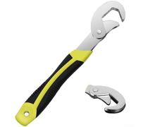 Juego de llaves ajustables de alto rendimiento fabricado con acero refinado de alto carbono con flexibilidad de mandíbula mejorada para un acoplamiento preciso del sujetador (J)