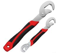 Juego de llaves ajustables de alto rendimiento fabricado con acero refinado de alto carbono con flexibilidad de mandíbula mejorada para un acoplamiento preciso del sujetador (G)