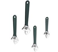 Juego de llaves ajustables profesionales de calibre 6/8/10/12 pulgadas de ancho con escala de mantenimiento grabada llave monumental